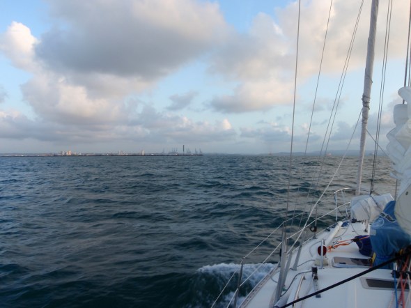 Arriving into Panama Canal 