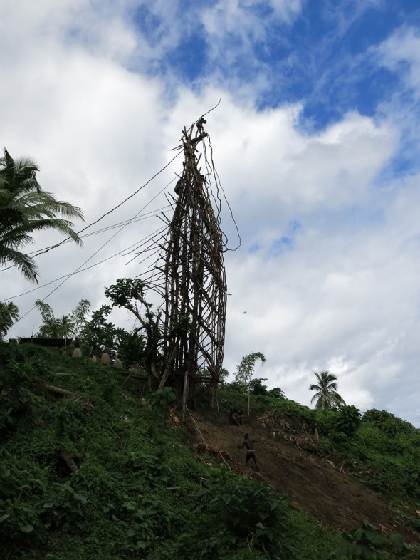 Even jumped from the highest point. 